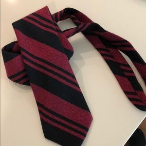 Striped tie